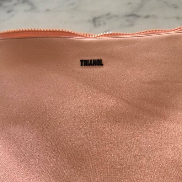 TRIANGL NEOPRENE Swim Travel or Makeup Bag PECHE NEW - Picture 5 of 5